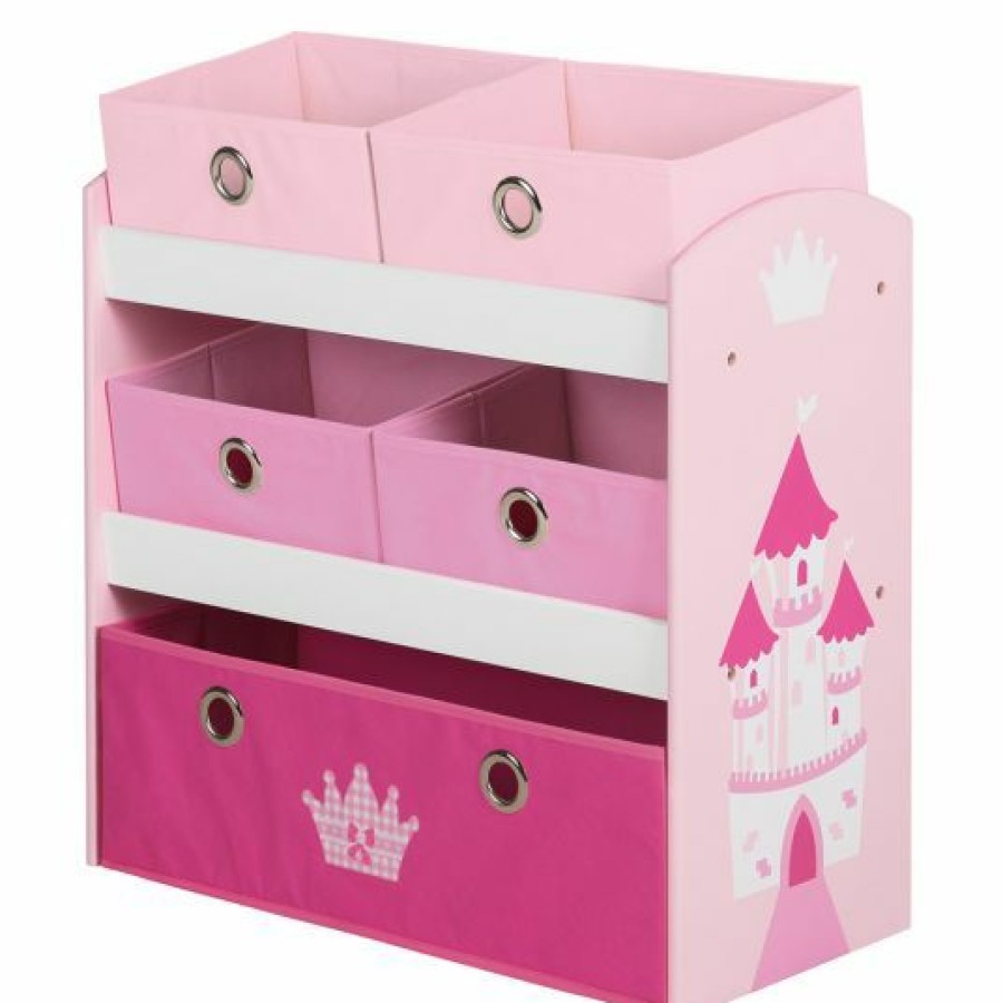 * Roba Spielregal Mit Boxen Krone Rosa